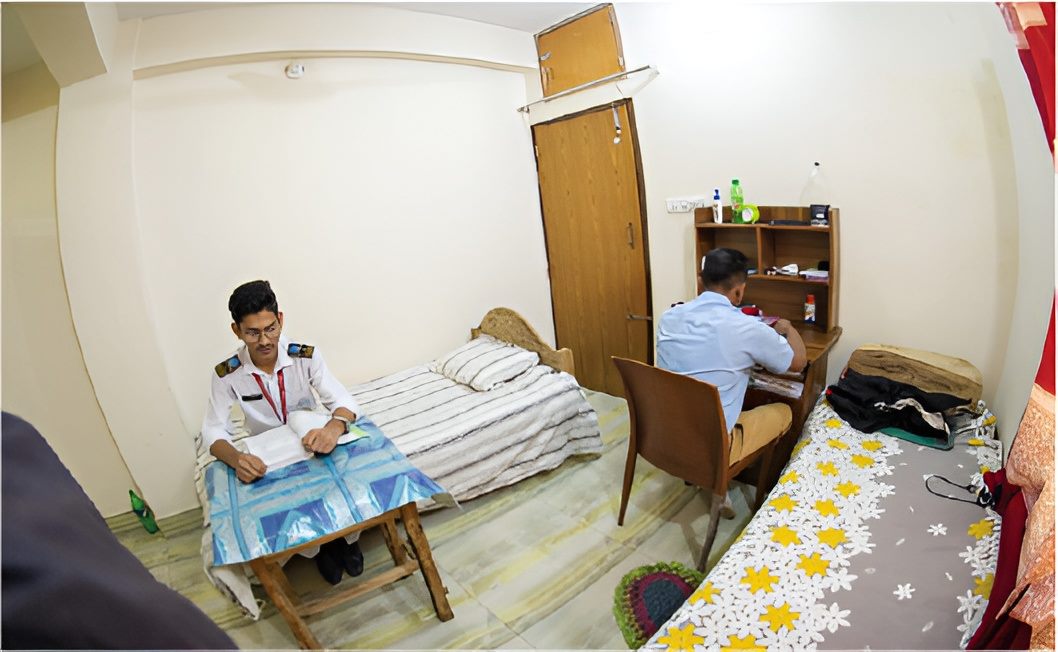 3 seat student room with balcony at Green Heaven Super Hostel